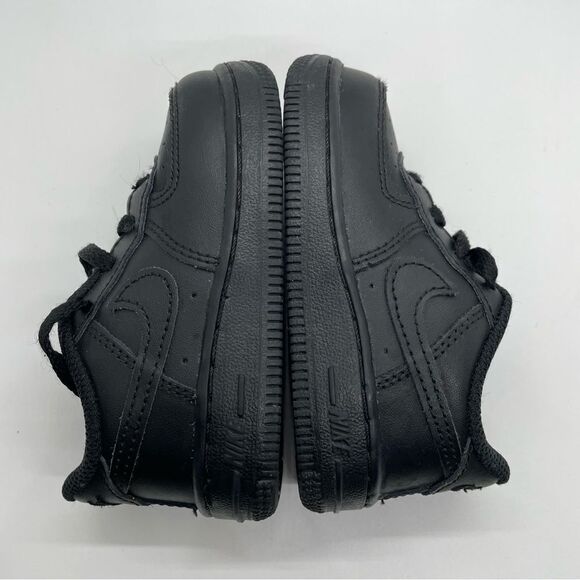 Nike Air Force 1 black kids shoes infant toddler size 6C lace 6 C basketball - Picture 8 of 8